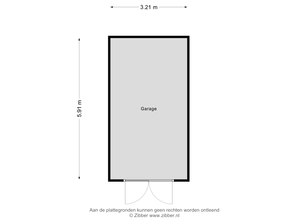 Bekijk plattegrond van Garage van Hendrik Consciencestraat 8