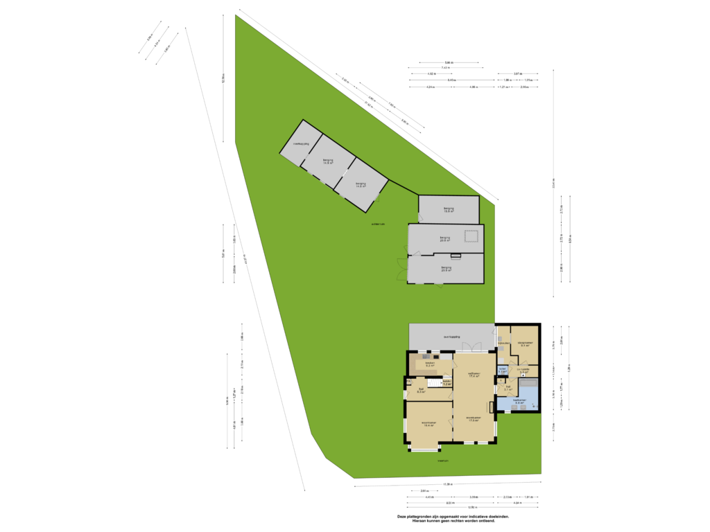 Bekijk plattegrond van Overzicht woning van Wendtsteinweg 16