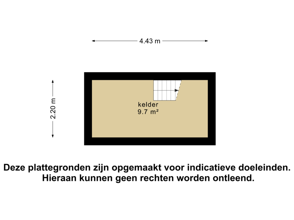 Bekijk plattegrond van Kelder van Wendtsteinweg 16