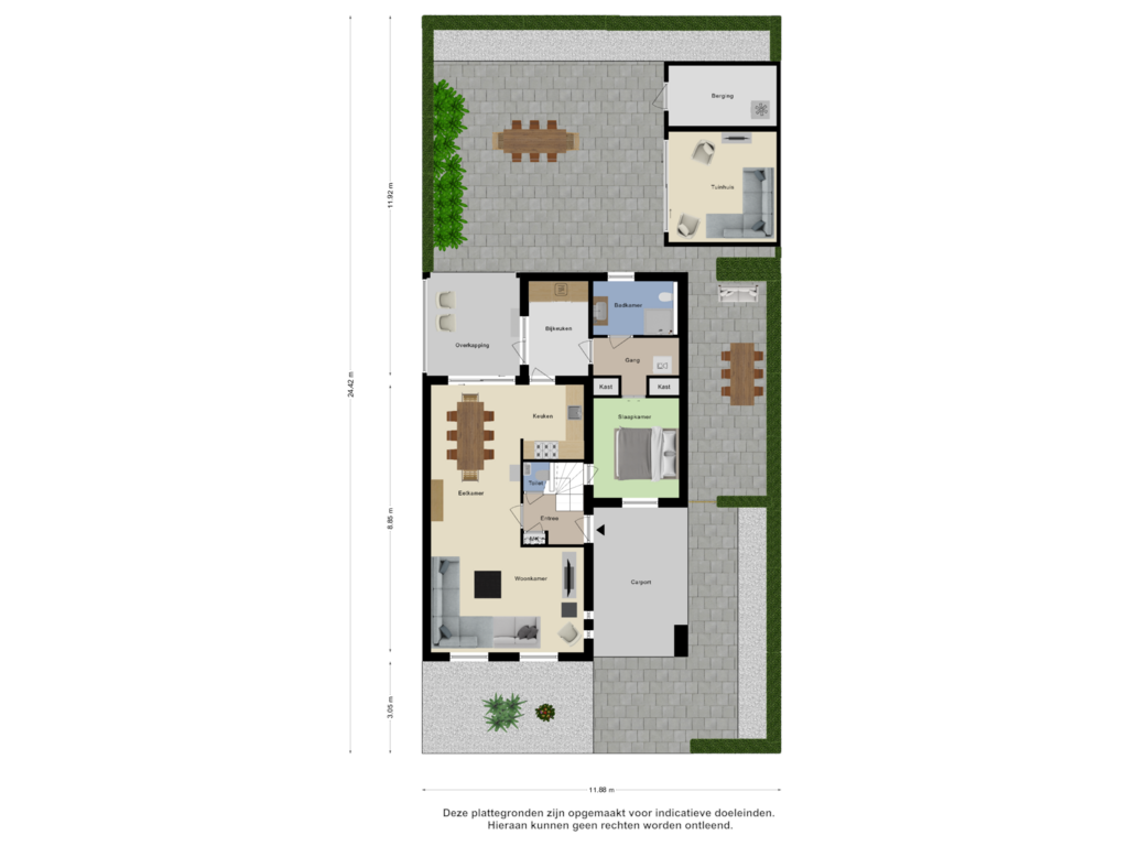 Bekijk plattegrond van Begane Grond Tuin van Keeten 4