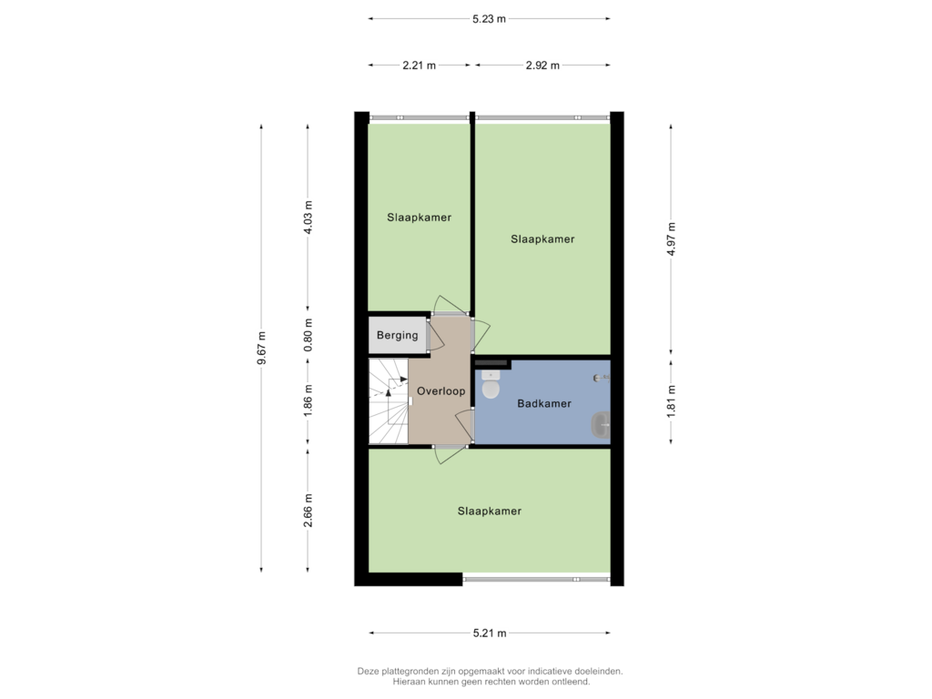 Bekijk plattegrond van Eerste Verdieping van Bosrode 13