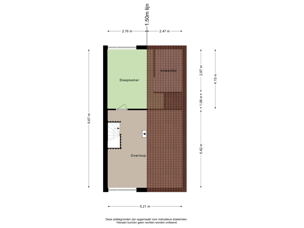 Bekijk plattegrond van Tweede Verdieping van Bosrode 13