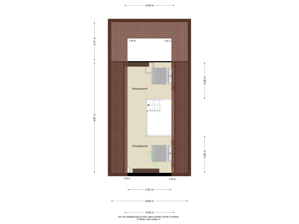 View floorplan of Bijgebouw verdieping of De Wildkampen 7