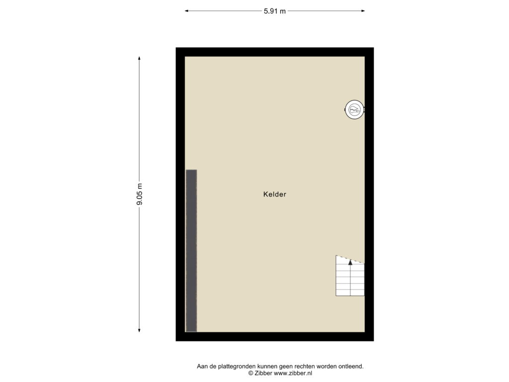 View floorplan of Bijgebouw Kelder 2 of De Wildkampen 7