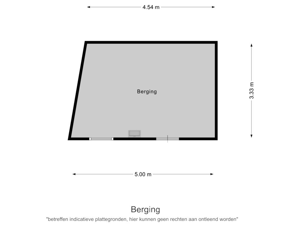 Bekijk plattegrond van Berging van Prins van Luikstraat 32