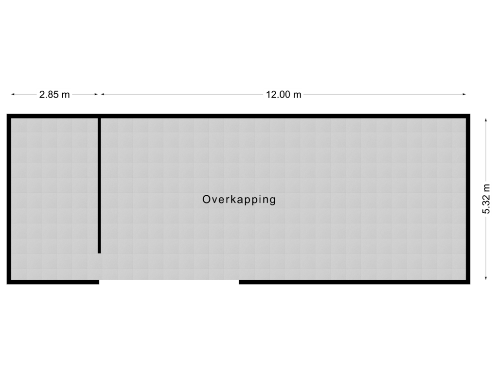 Bekijk plattegrond van Overkapping van Hearewei 25