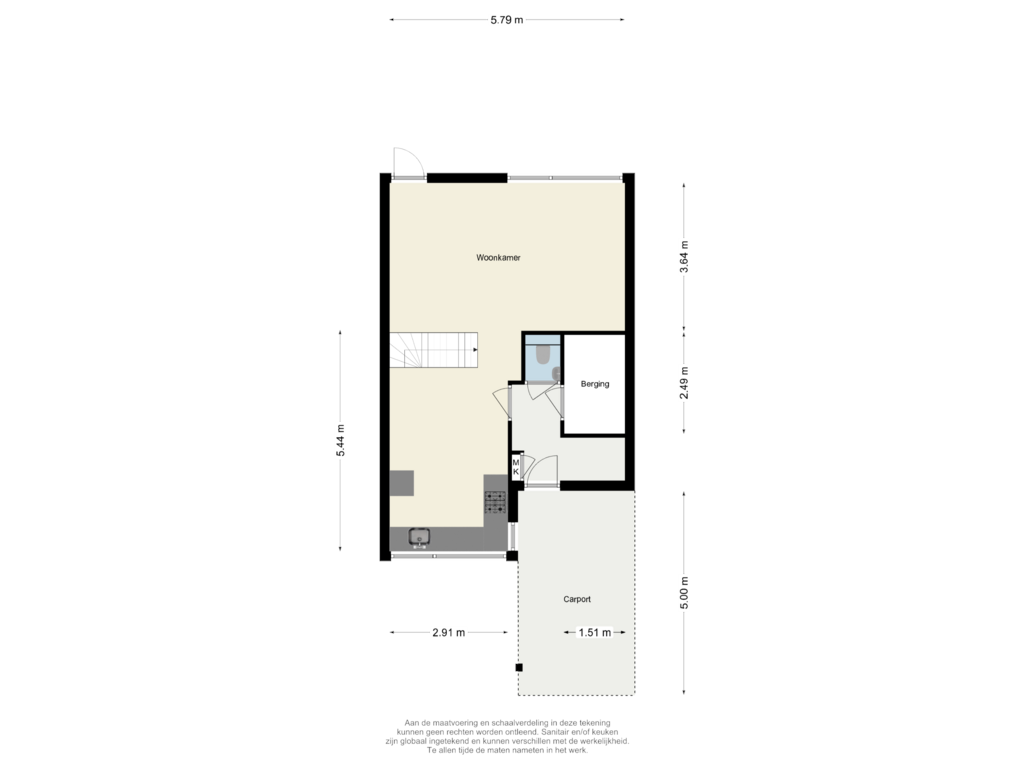 Bekijk plattegrond van Begane grond van Grondmolen 85