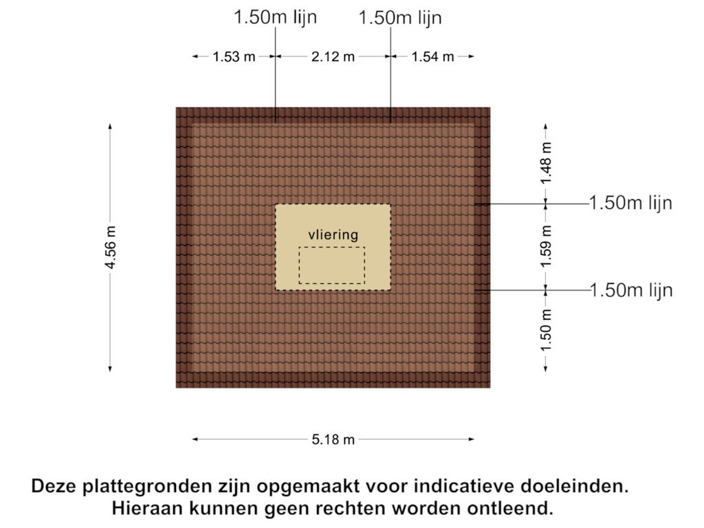 View floorplan of Vliering of Greate Buorren 3