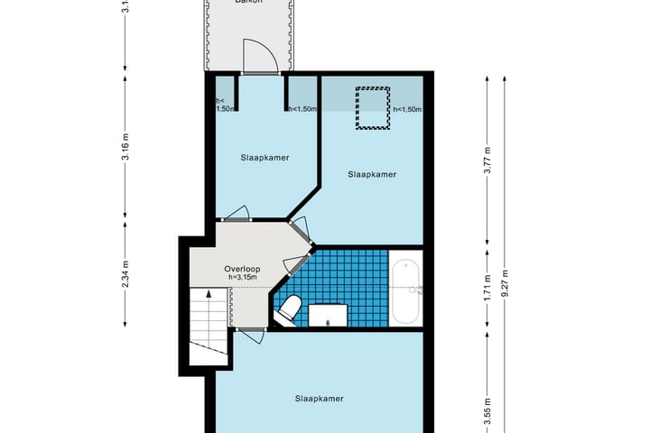 Bekijk foto 23 van Saxenburgerdwarsstraat 13-2