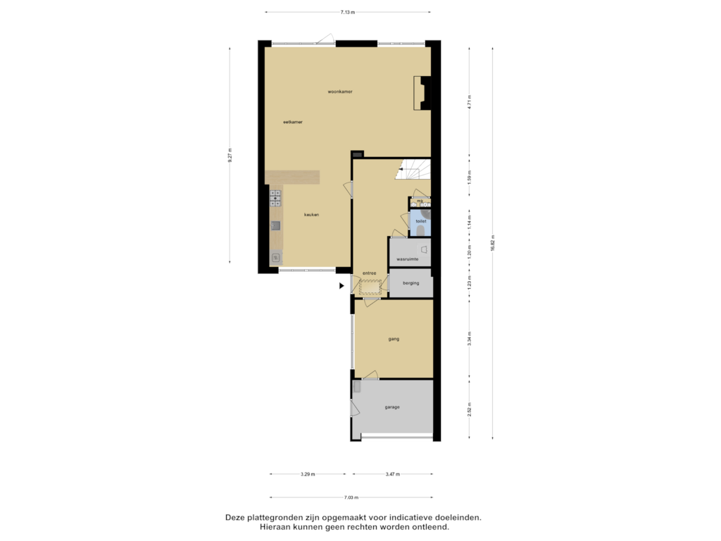 View floorplan of Begane Grond of Siriusstraat 5