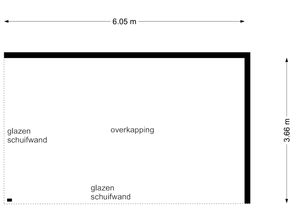 Bekijk plattegrond van overkapping van Sint Jacobsstraat 1-A