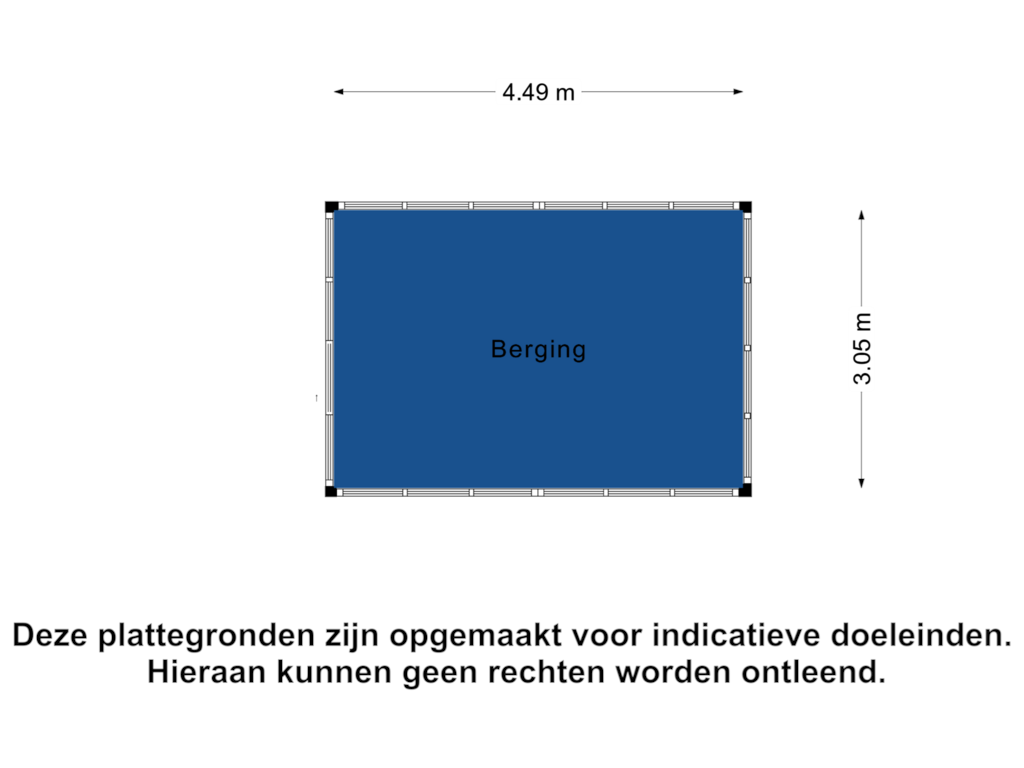 Bekijk plattegrond van Berging van Zicht 3