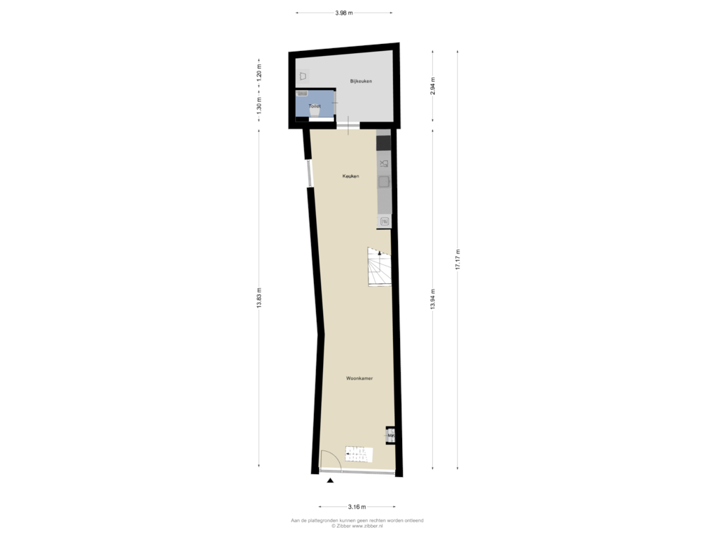 Bekijk plattegrond van Begane grond van Zuidhaven 83