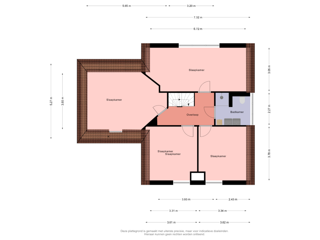 Bekijk plattegrond van 1e Verdieping van De Stelling 48