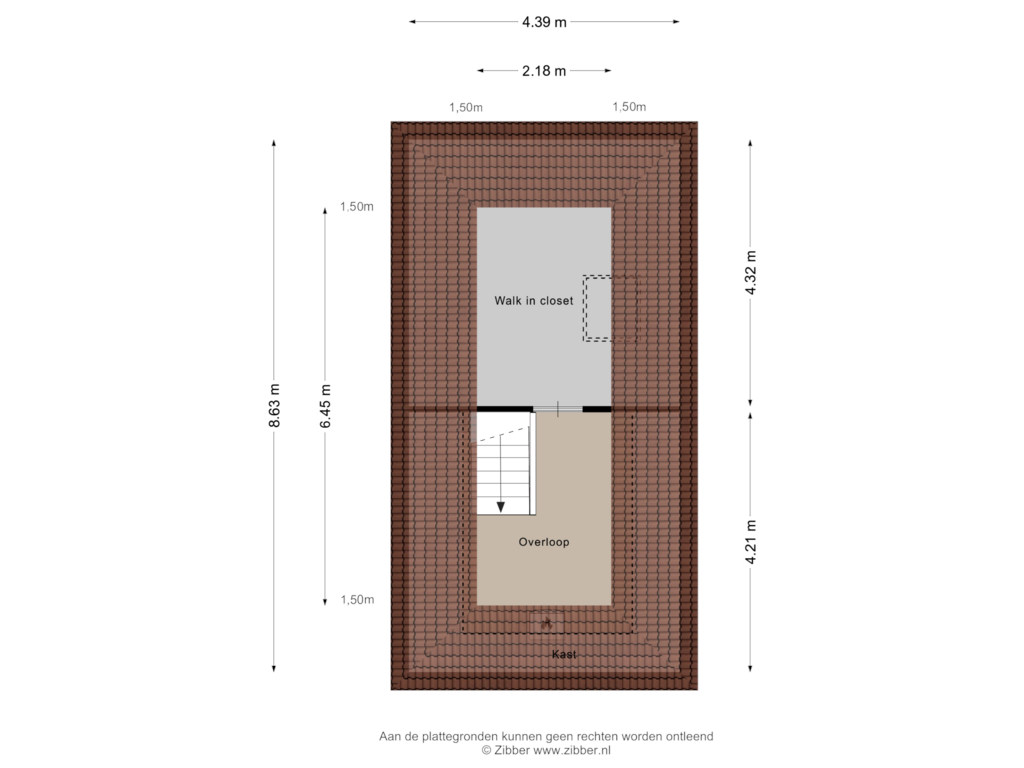 Bekijk plattegrond van Tweede Verdieping van Wouter Sluislaan 26