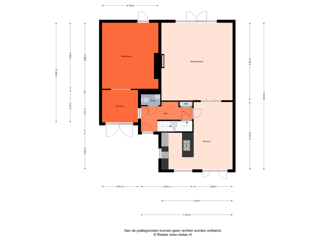 View floorplan of Begane grond of Tabakskamp 32