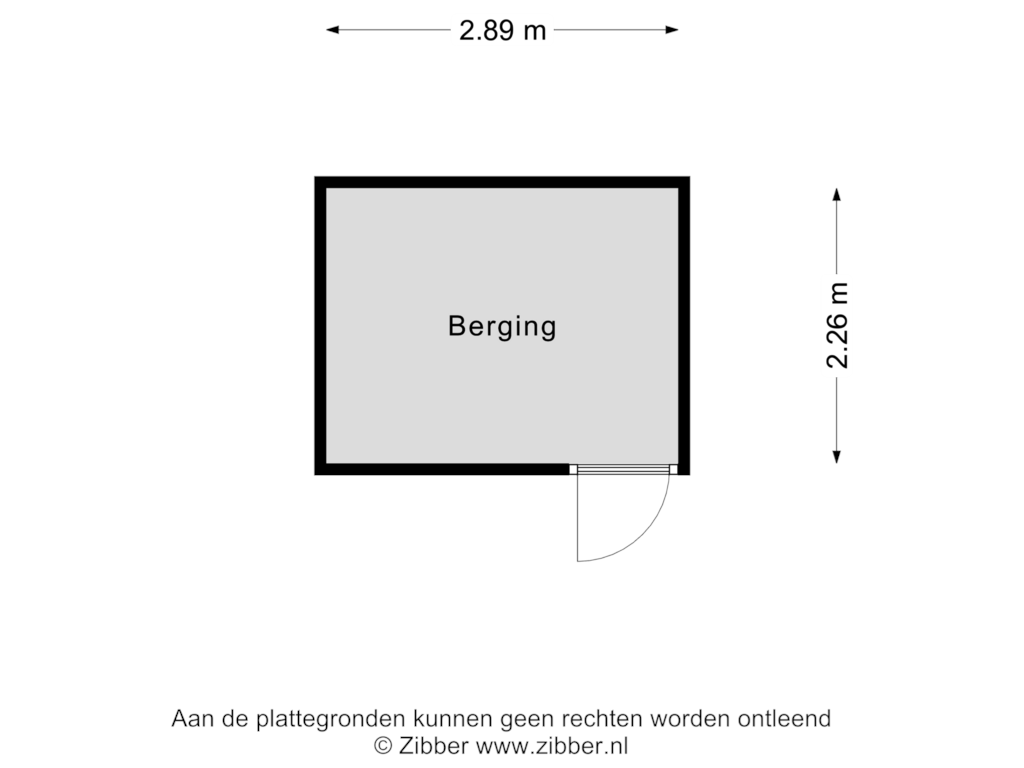 Bekijk plattegrond van Berging van Medler 19