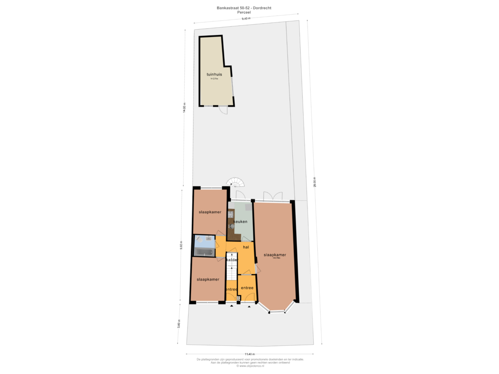 Bekijk plattegrond van Perceel van Bankastraat 50