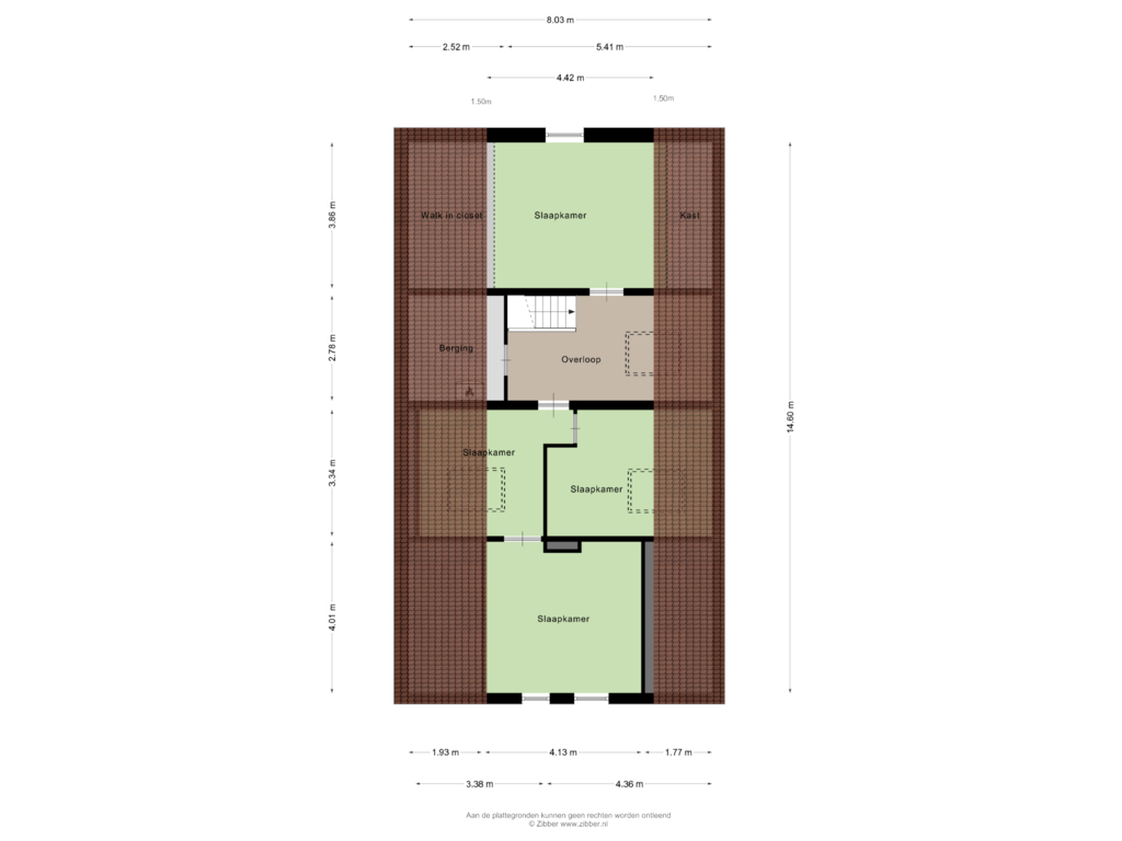 Bekijk plattegrond van Eerste Verdieping van Bosschebaan 2