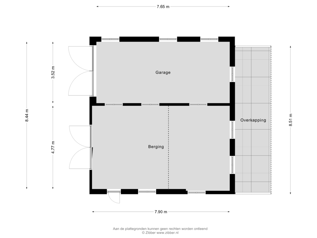 Bekijk plattegrond van Garage van Bosschebaan 2