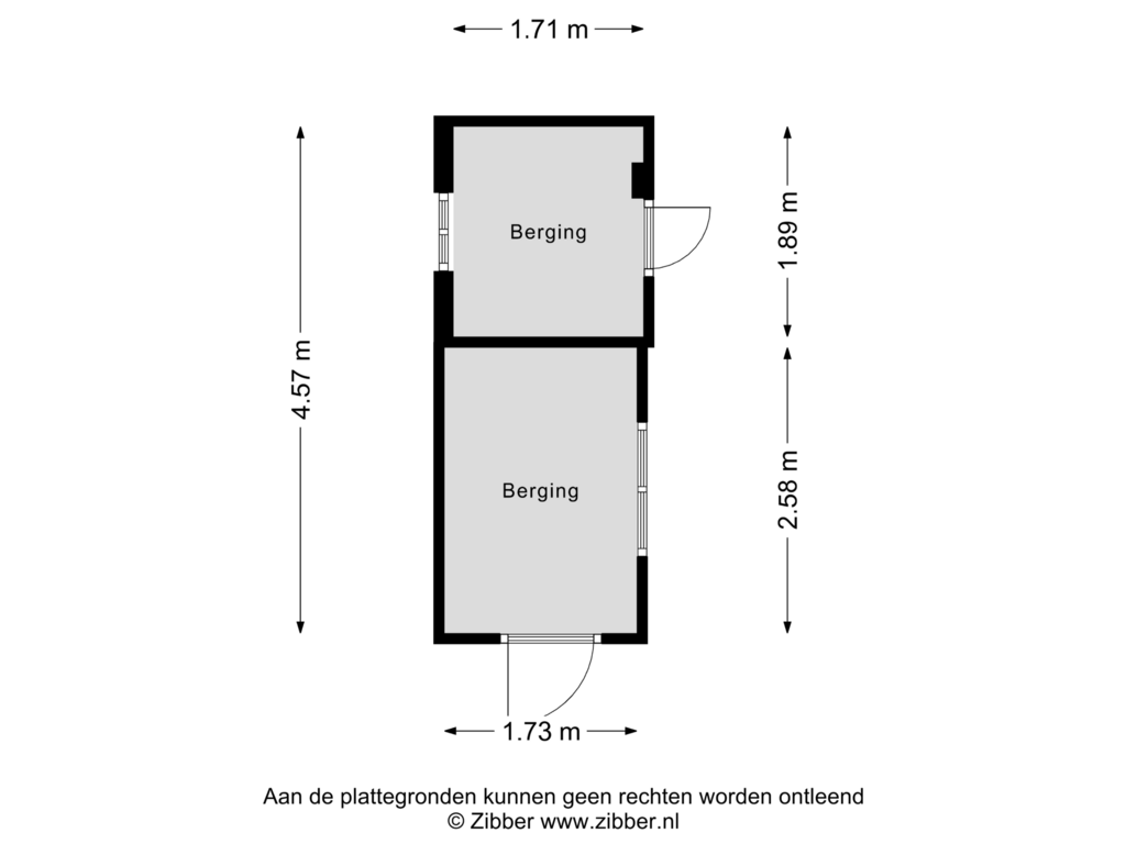 Bekijk plattegrond van Berging van Bosschebaan 2