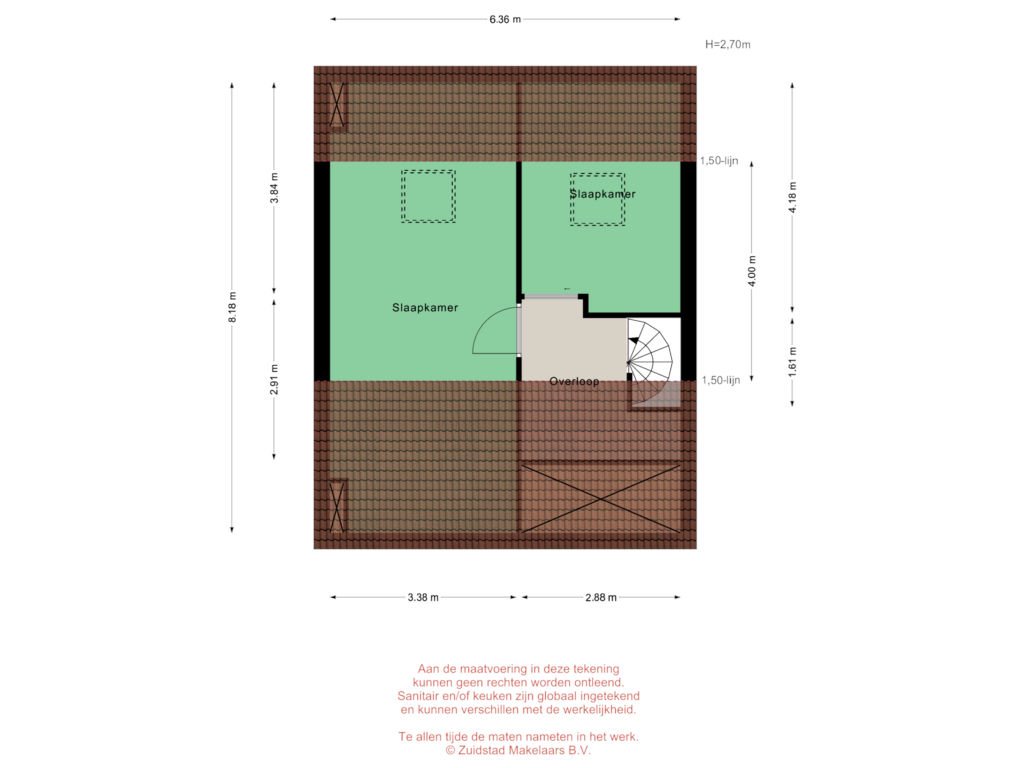 Bekijk plattegrond van Flakkeesestraat 43-A - 3e verdieping van Flakkeesestraat 43-A