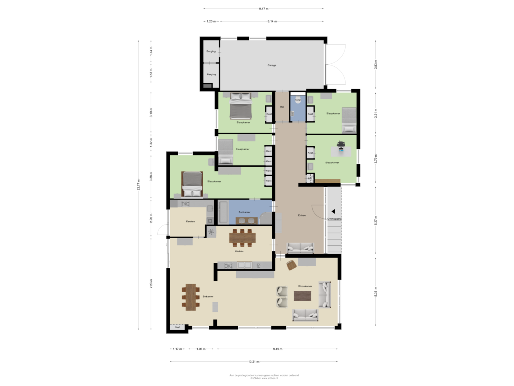 Bekijk plattegrond van Begane Grond van Villapark 30-A