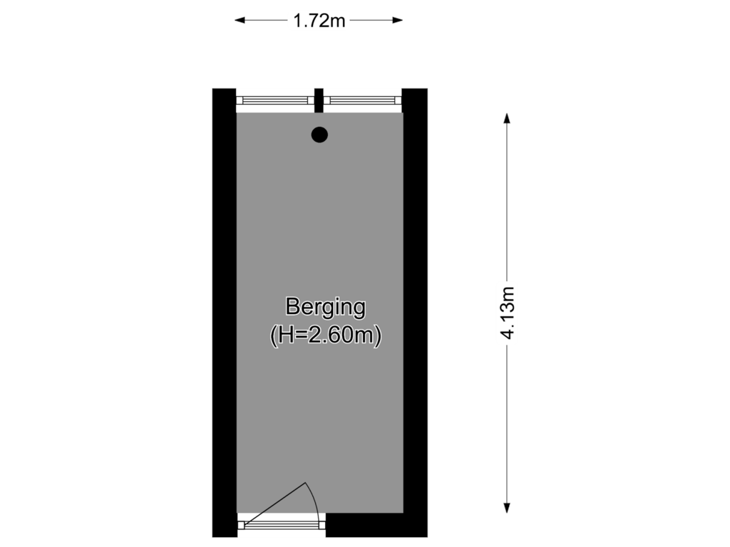 Bekijk plattegrond van berging van Toon Verheystraat 15