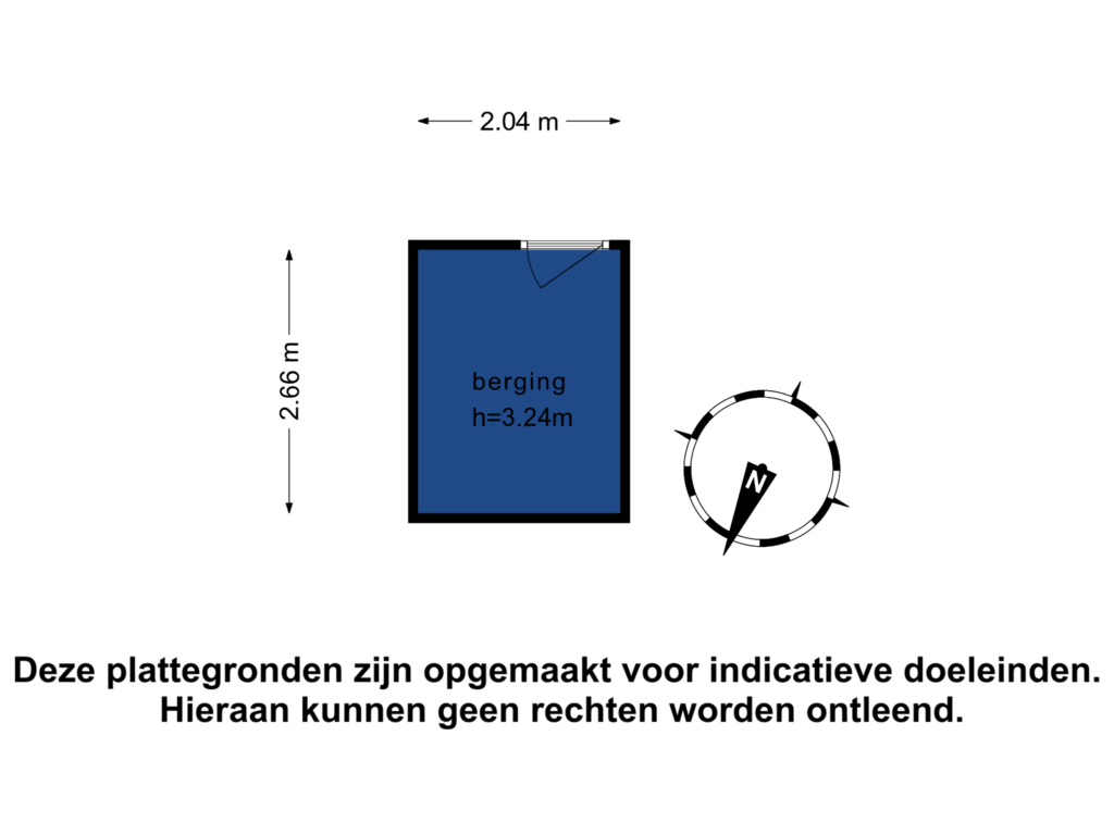 View floorplan of Berging of Céramiquelaan 5