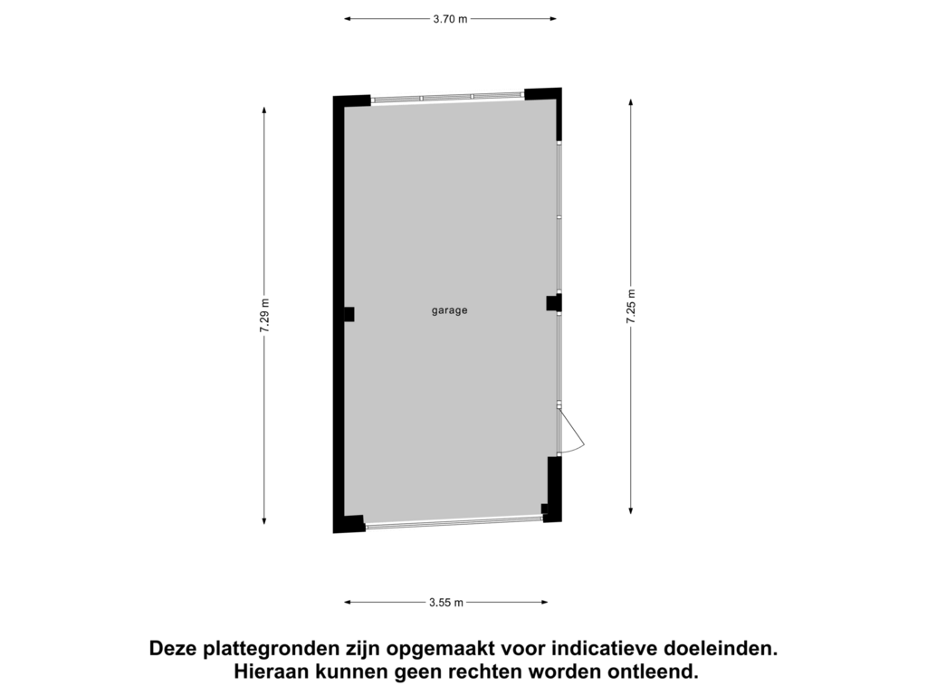 Bekijk plattegrond van Garage van Bergse Linker Rottekade 288