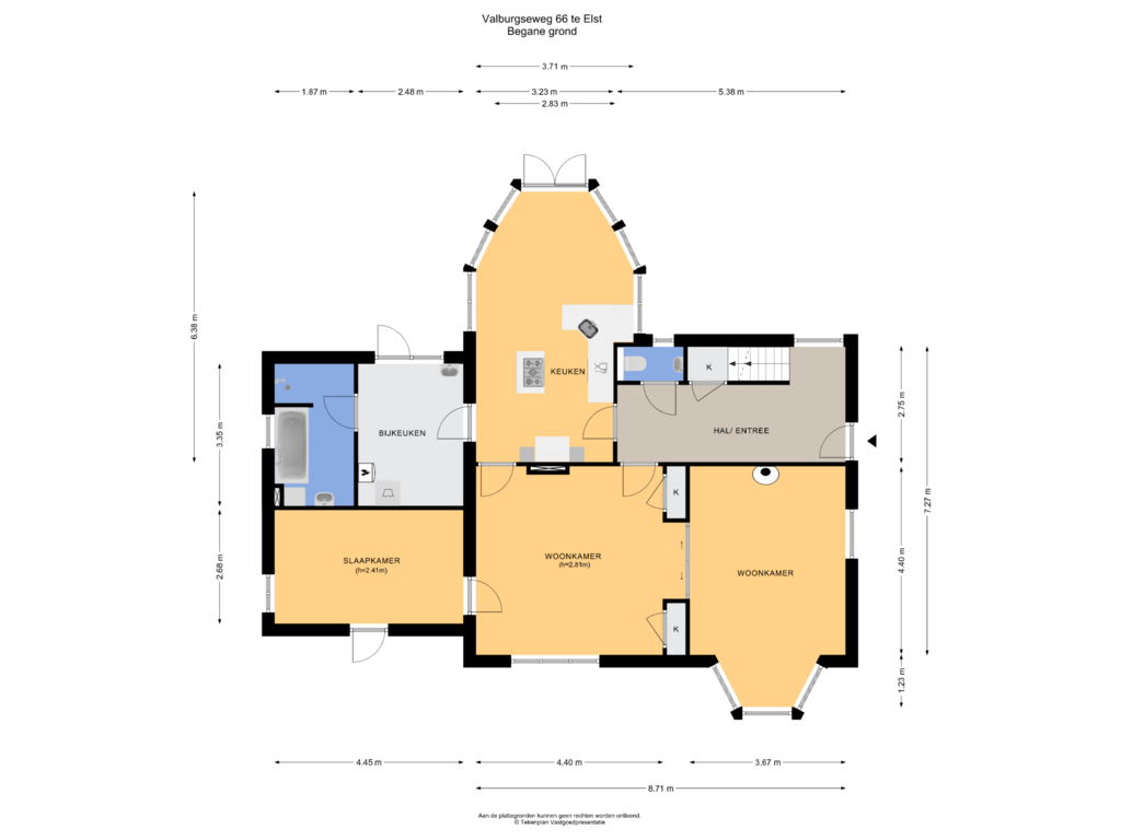 Bekijk plattegrond van Begane grond van Valburgseweg 66