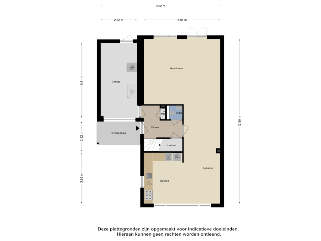 View floorplan of Begane Grond of Marjoleinlaan 5