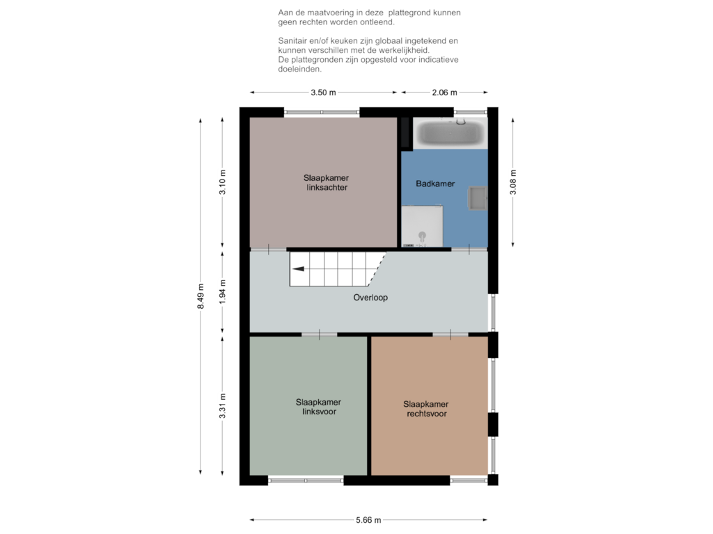 Bekijk plattegrond van Eerste verdieping van Alexiastraat 5