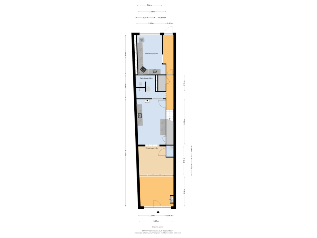 Bekijk plattegrond van Begane grond van Taankade 104