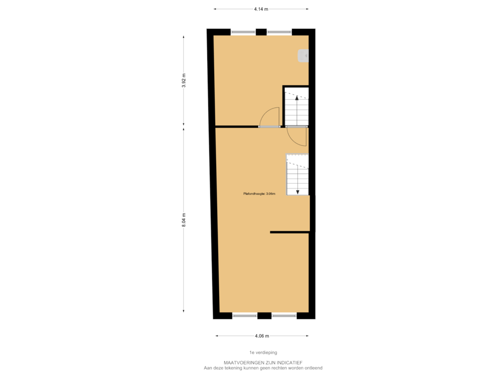 Bekijk plattegrond van 1e verdieping van Taankade 104