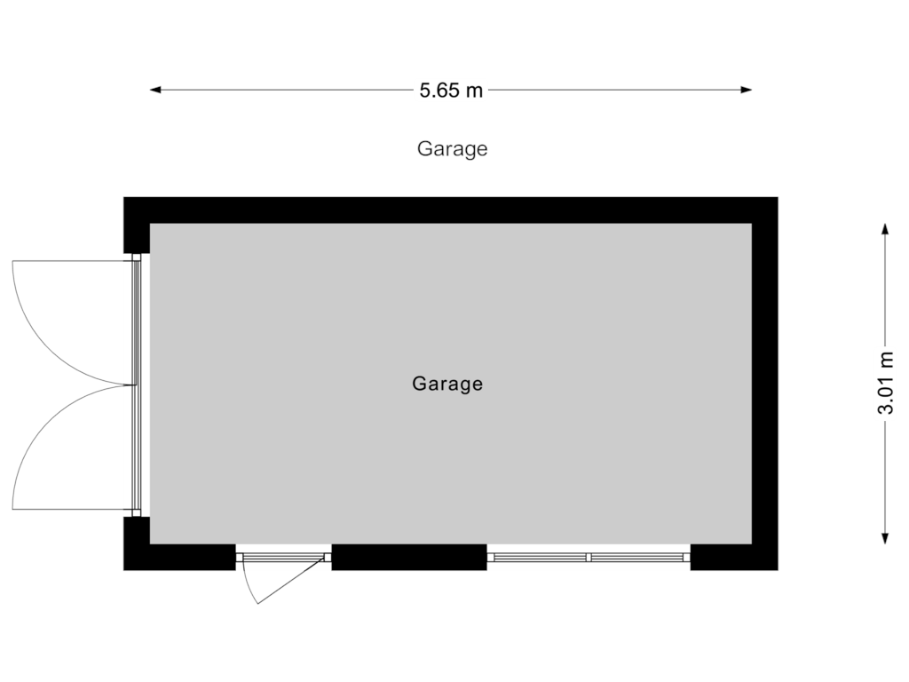 View floorplan of Garage of Papewegse Hof 2