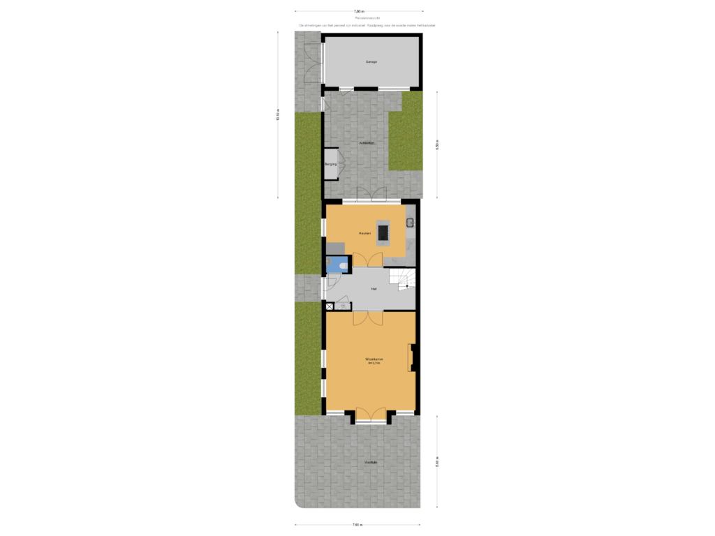 View floorplan of Perceeloverzicht of Papewegse Hof 2