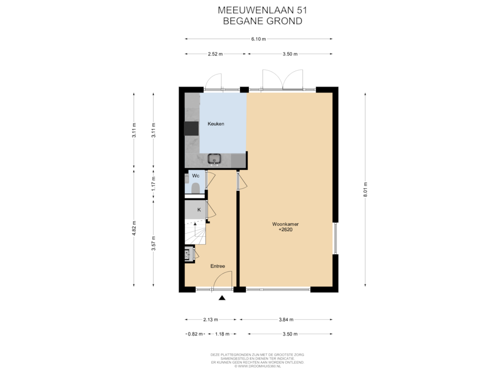 Bekijk plattegrond van Begane Grond van Meeuwenlaan 51