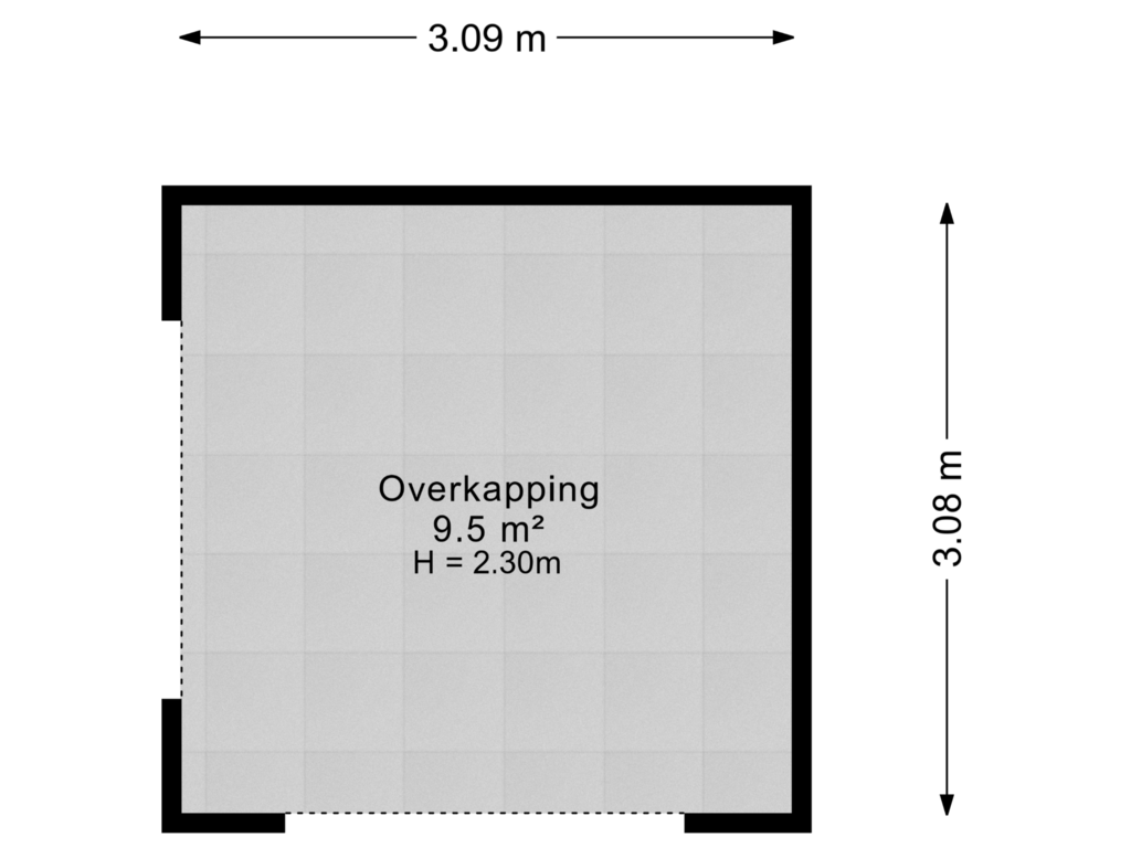 View floorplan of Overkapping of De Dobbe 41