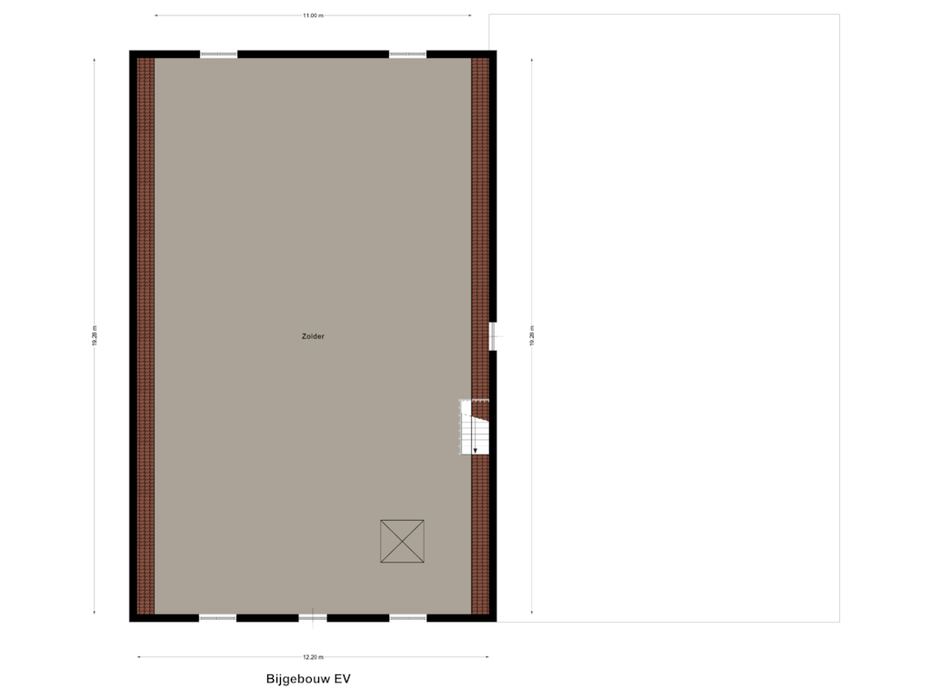 Bekijk plattegrond van Bijgebouw EV van Lochtstraat 16