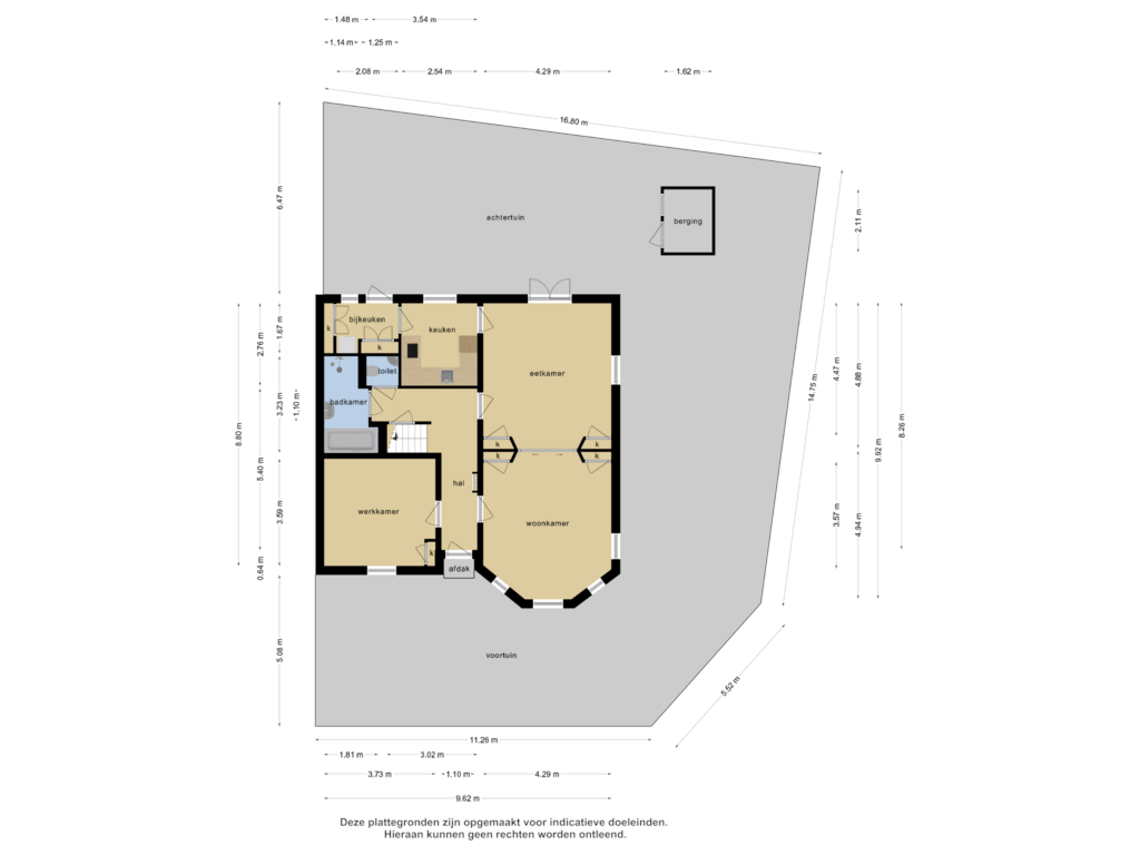 Bekijk plattegrond van Overzicht woning van Kerkstraat 3