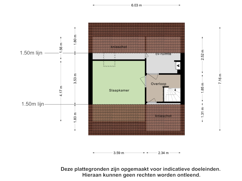 Bekijk plattegrond van Tweede Verdieping van Leeuwerikstraat 28