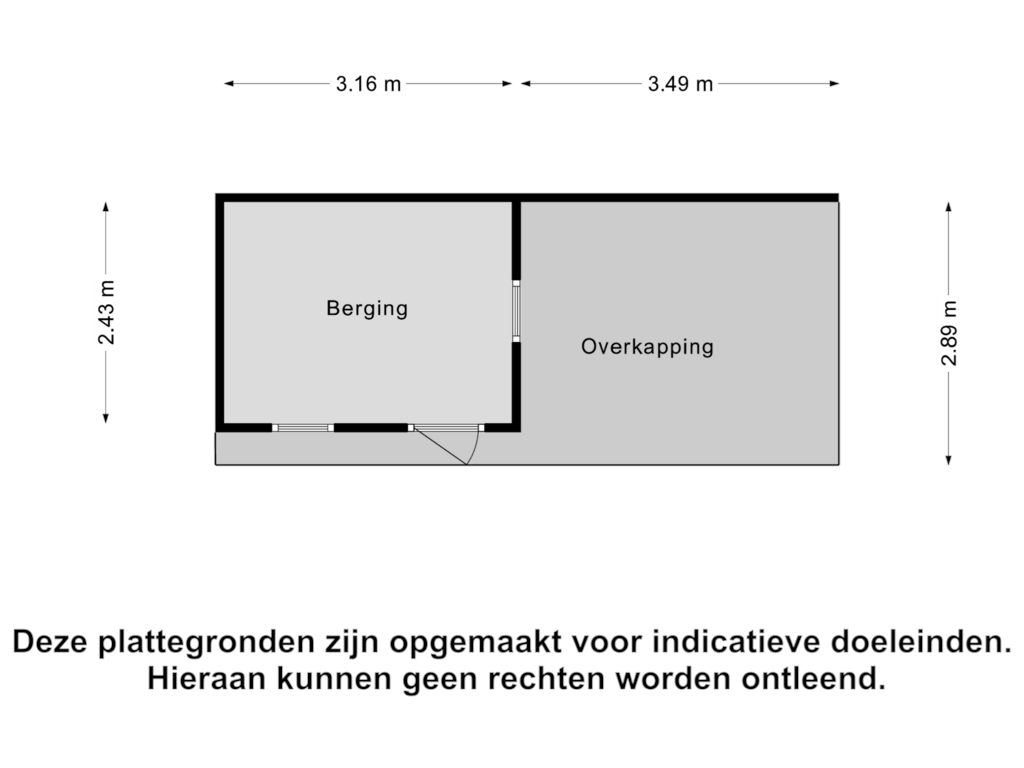 Bekijk plattegrond van Berging van Leeuwerikstraat 28