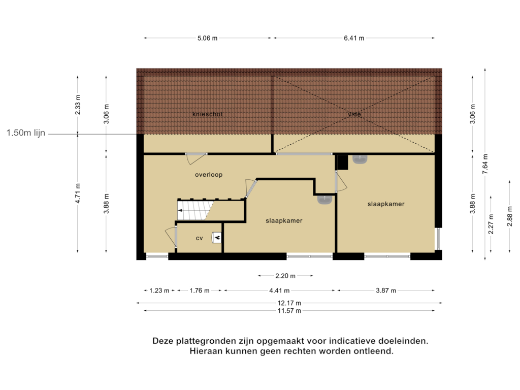 Bekijk plattegrond van 1e verdieping van Wega 3