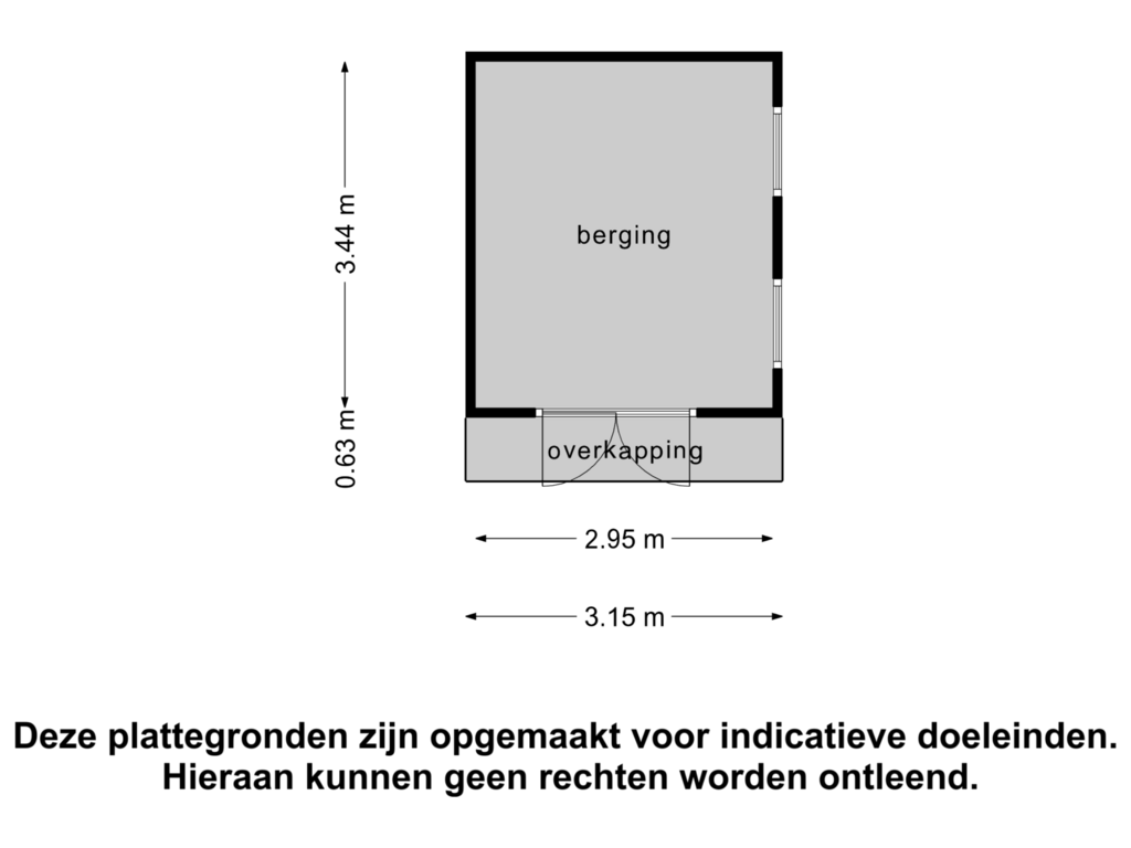 Bekijk plattegrond van Berging van Wega 3