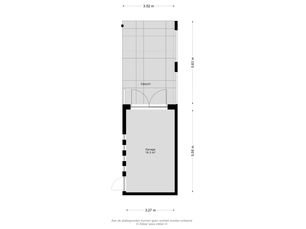 Bekijk plattegrond van Berging van Bosrand 109