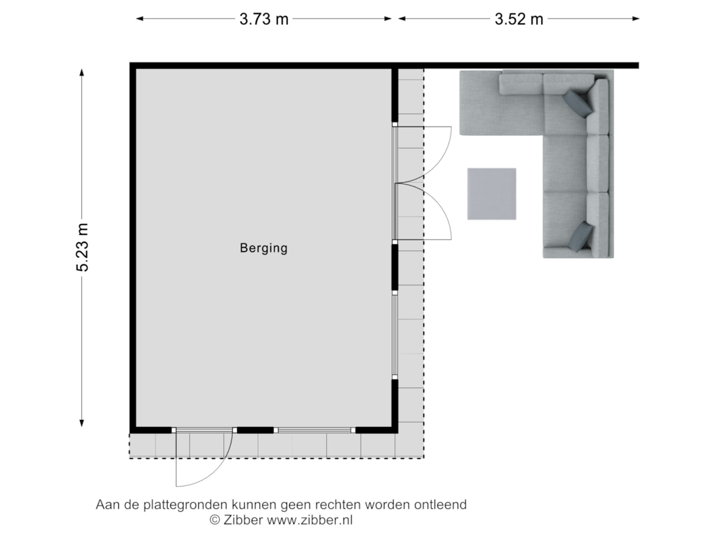 Bekijk plattegrond van Berging van Schorrenkruid 85