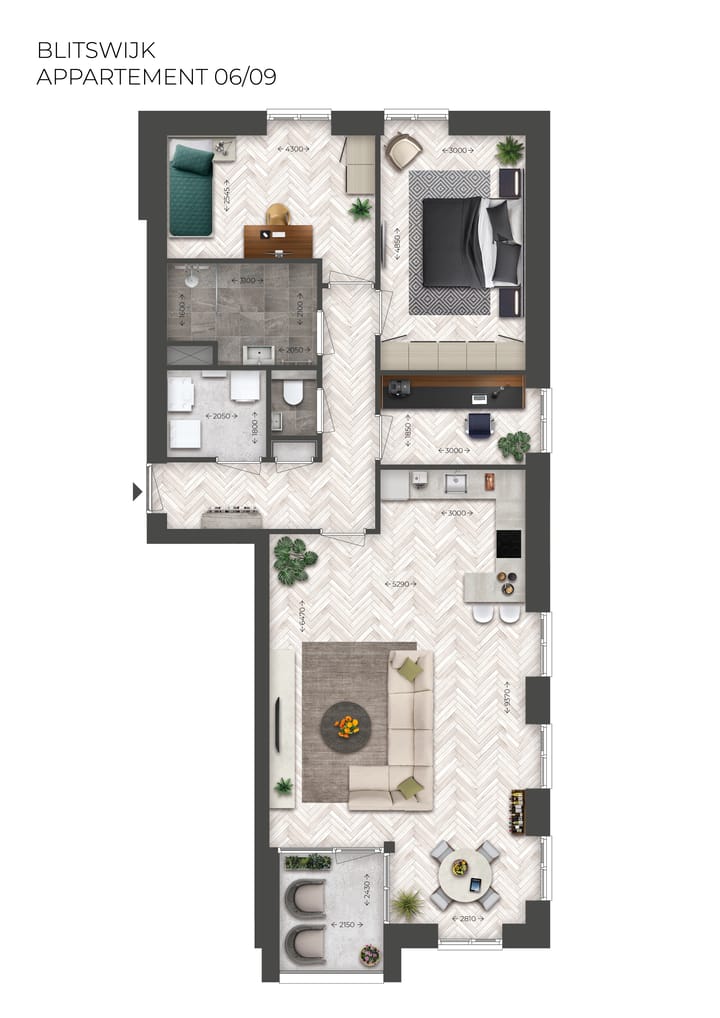 Foto 4 van Hoekappartement | Type C (Bouwnr. 9)