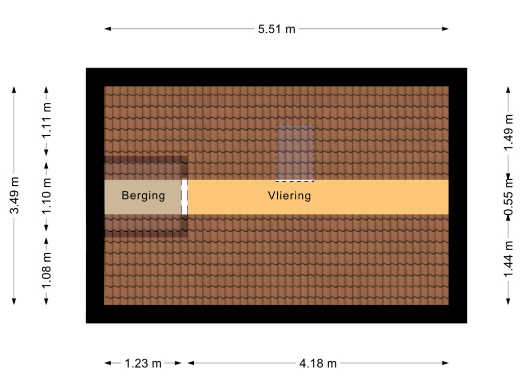 Bekijk plattegrond van Vliering van Berkenlaan 7