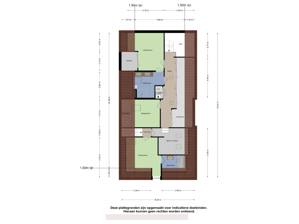 Bekijk plattegrond van Eerste Verdieping van Landrop 3